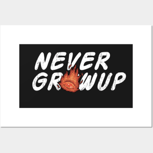 Never grow up Posters and Art